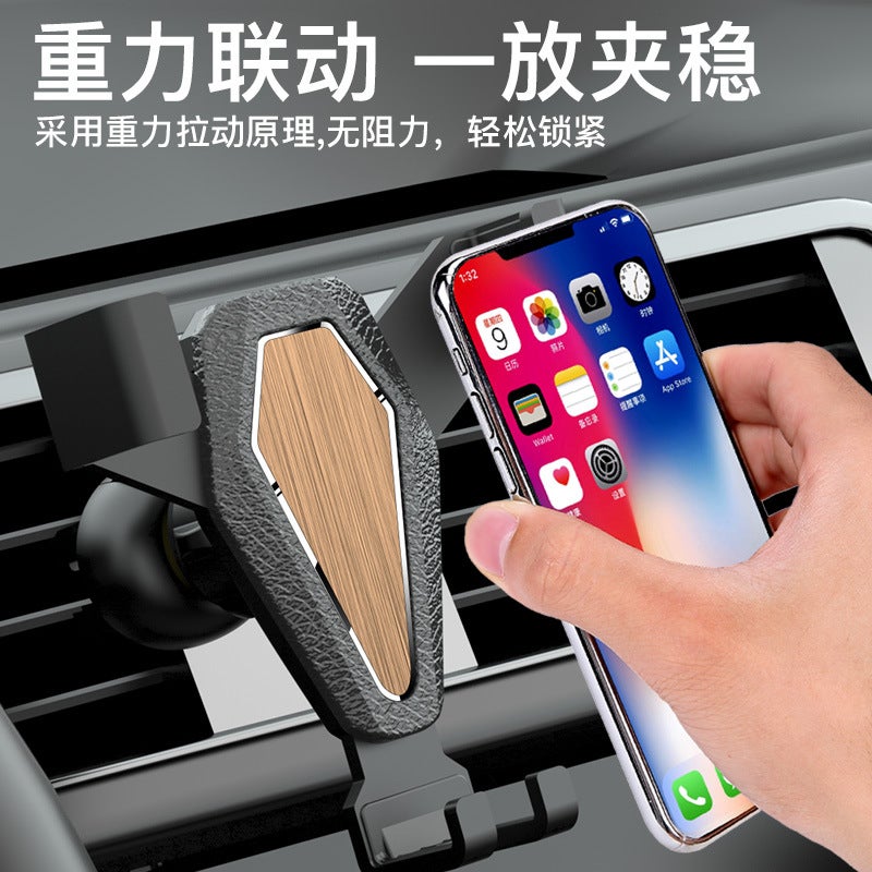 Car Holder Automatic Car Mobile Phone Holder Navigation Special Car Mobile Phone Holder Air Outlet Navigation Anti-Shake - Image 3